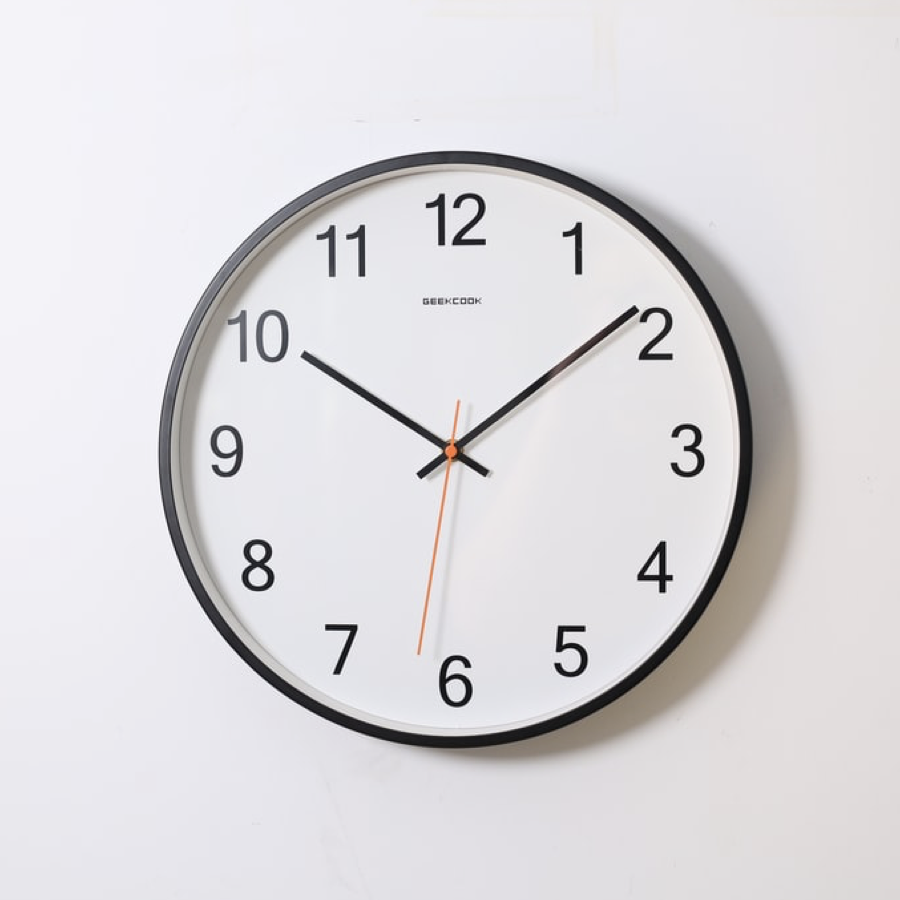 Horloge illustrant le passage du temps